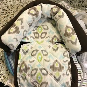 Matching car seat insert & nursing cover
